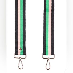 Pom Pom London Strap Green Stripe New in Package
